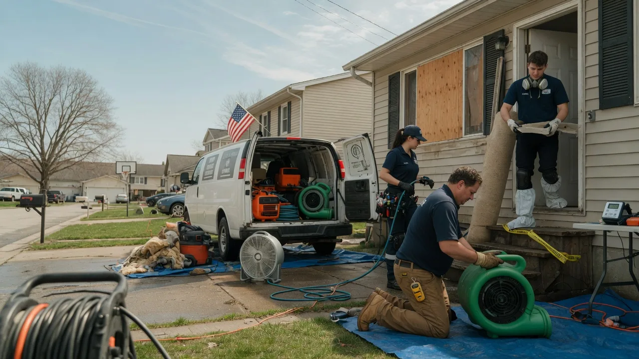 Water Damage Restoration in Mannsville, OK near me